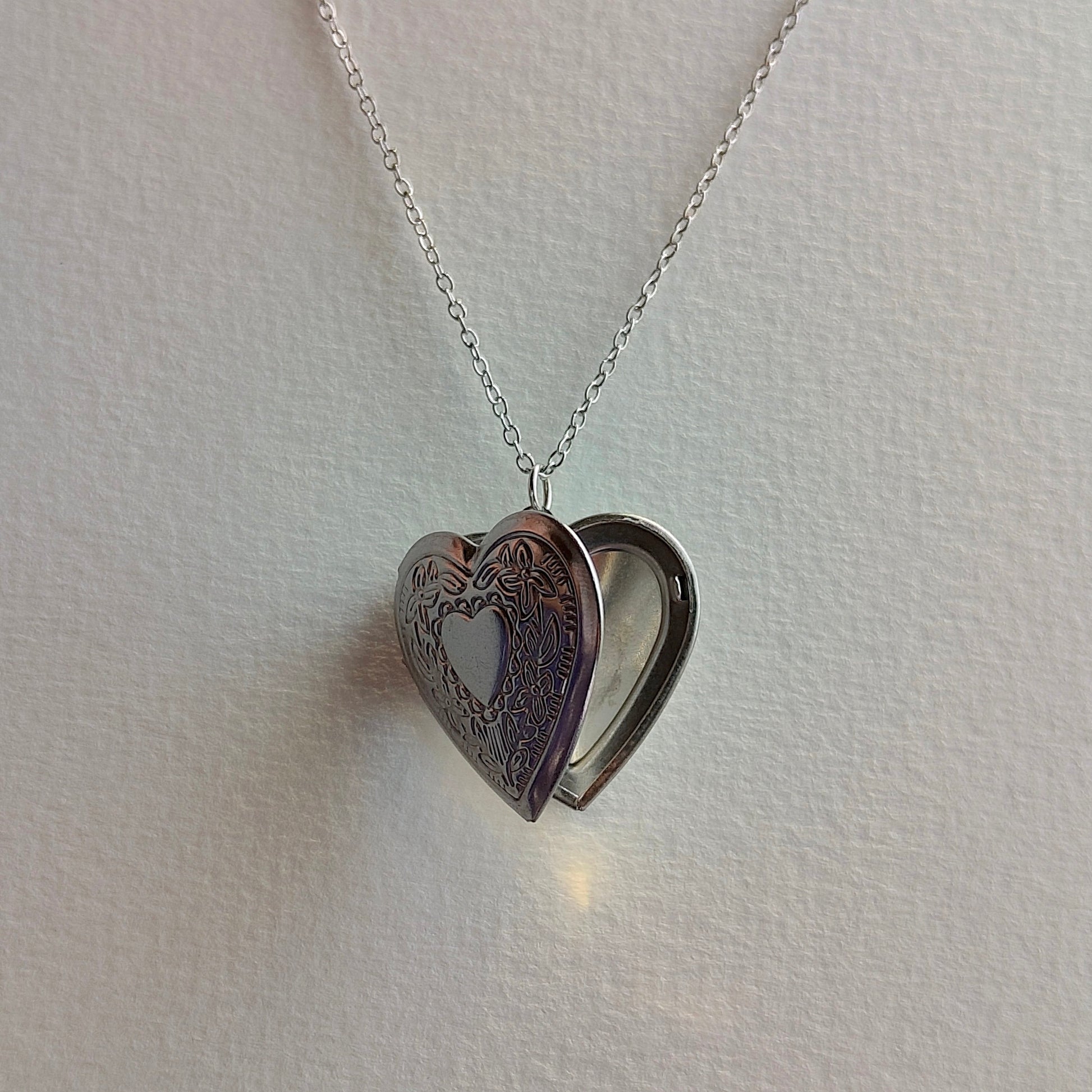 Silver Heart Locket