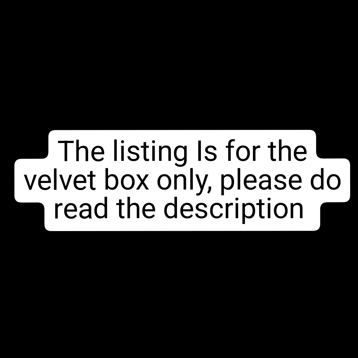 Signature Velvet Box