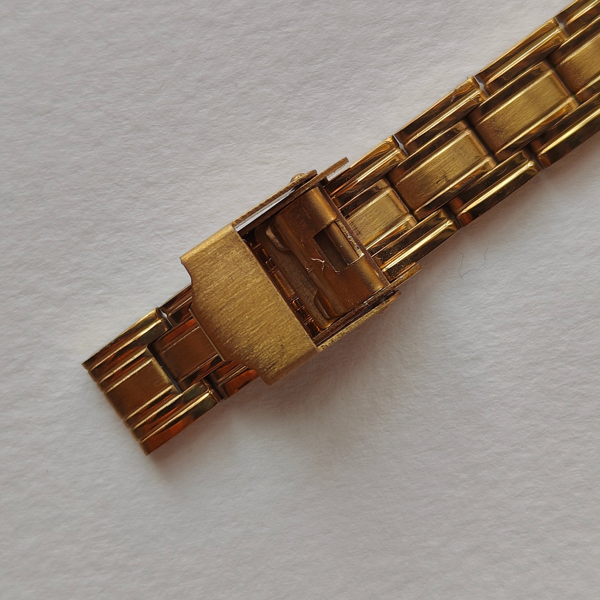 Black Dial Rectangular Gold Seifco Watch