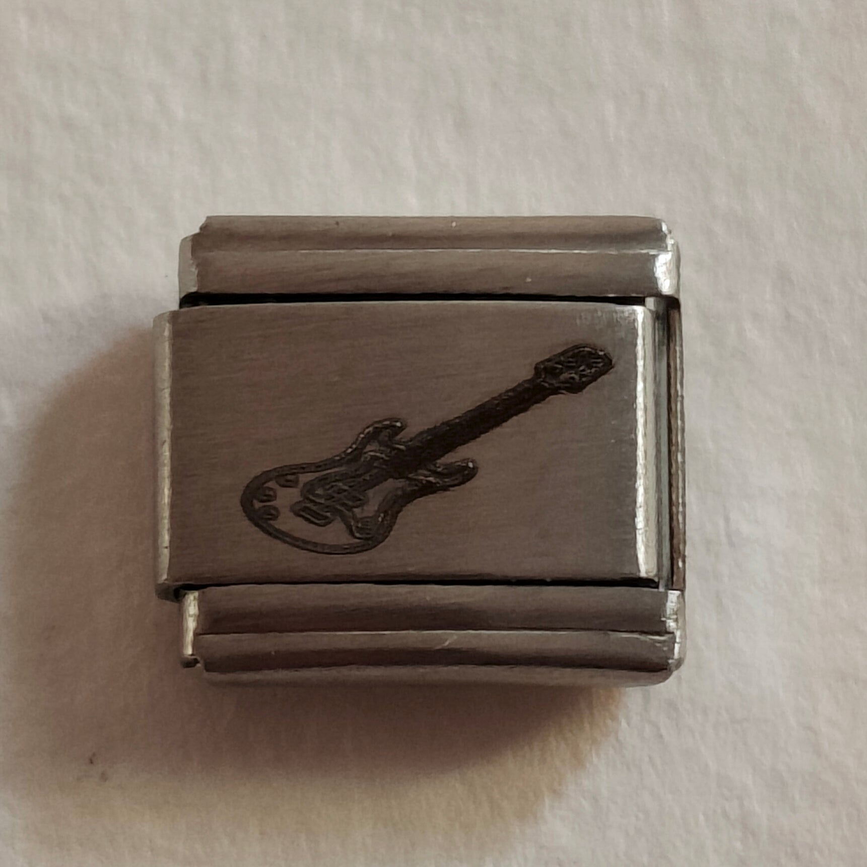 Guitar Silver Charm