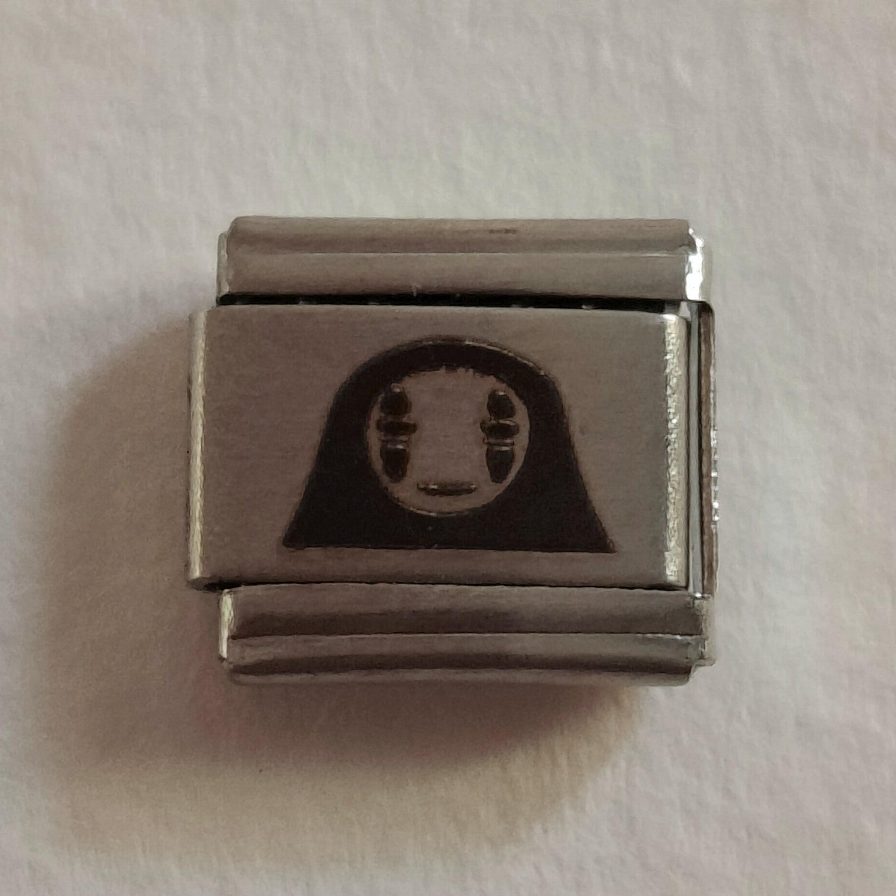 No Face Silver Charm