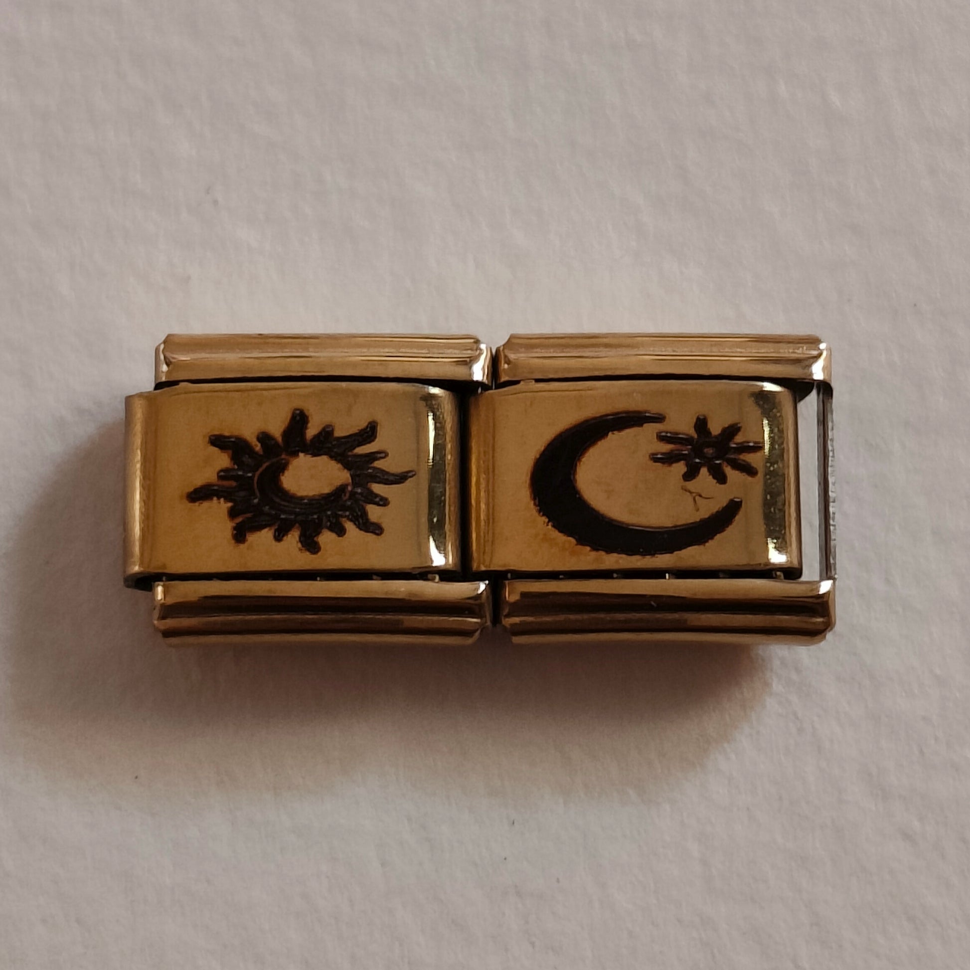 Sun-Moon Gold Matching Charms