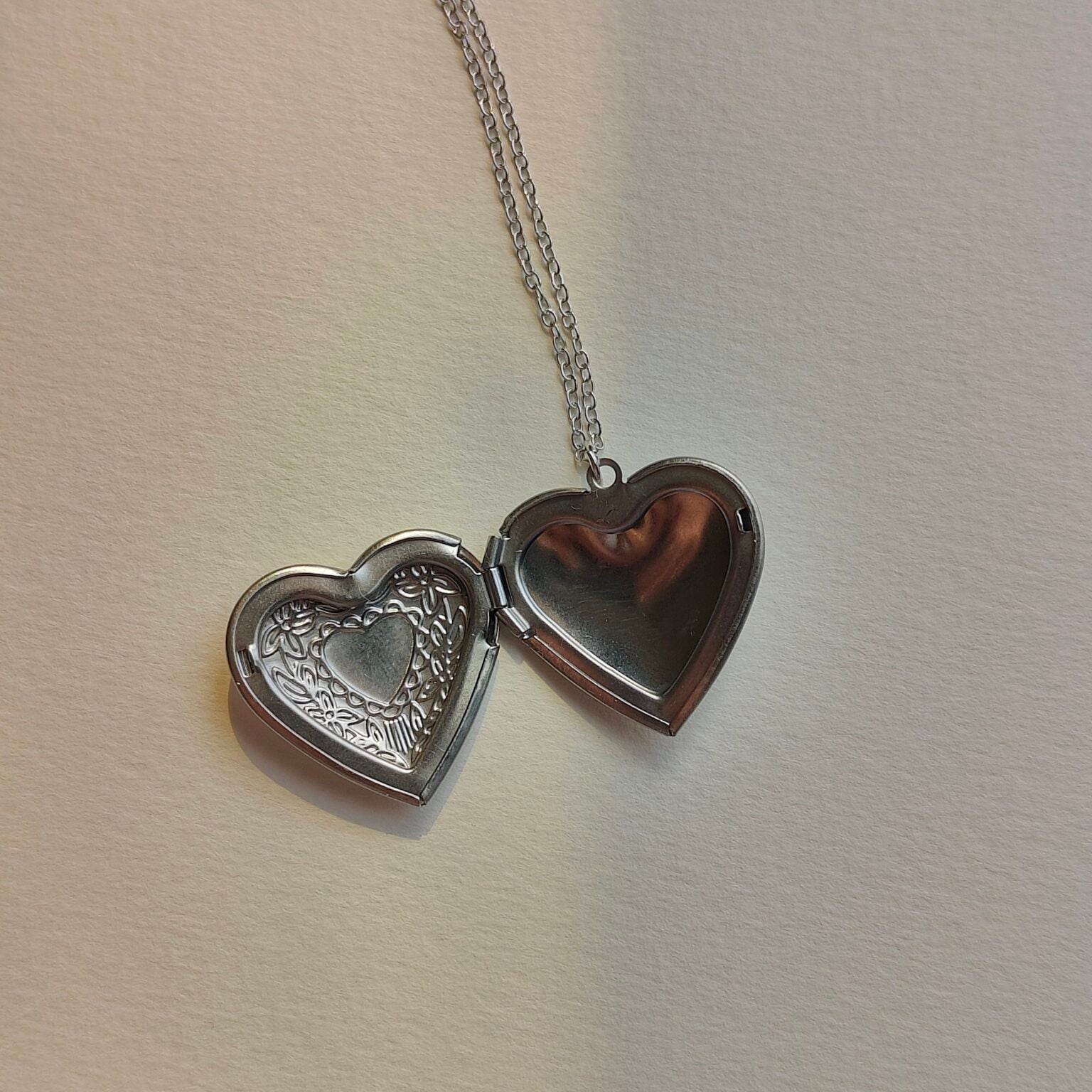 Silver Heart Locket