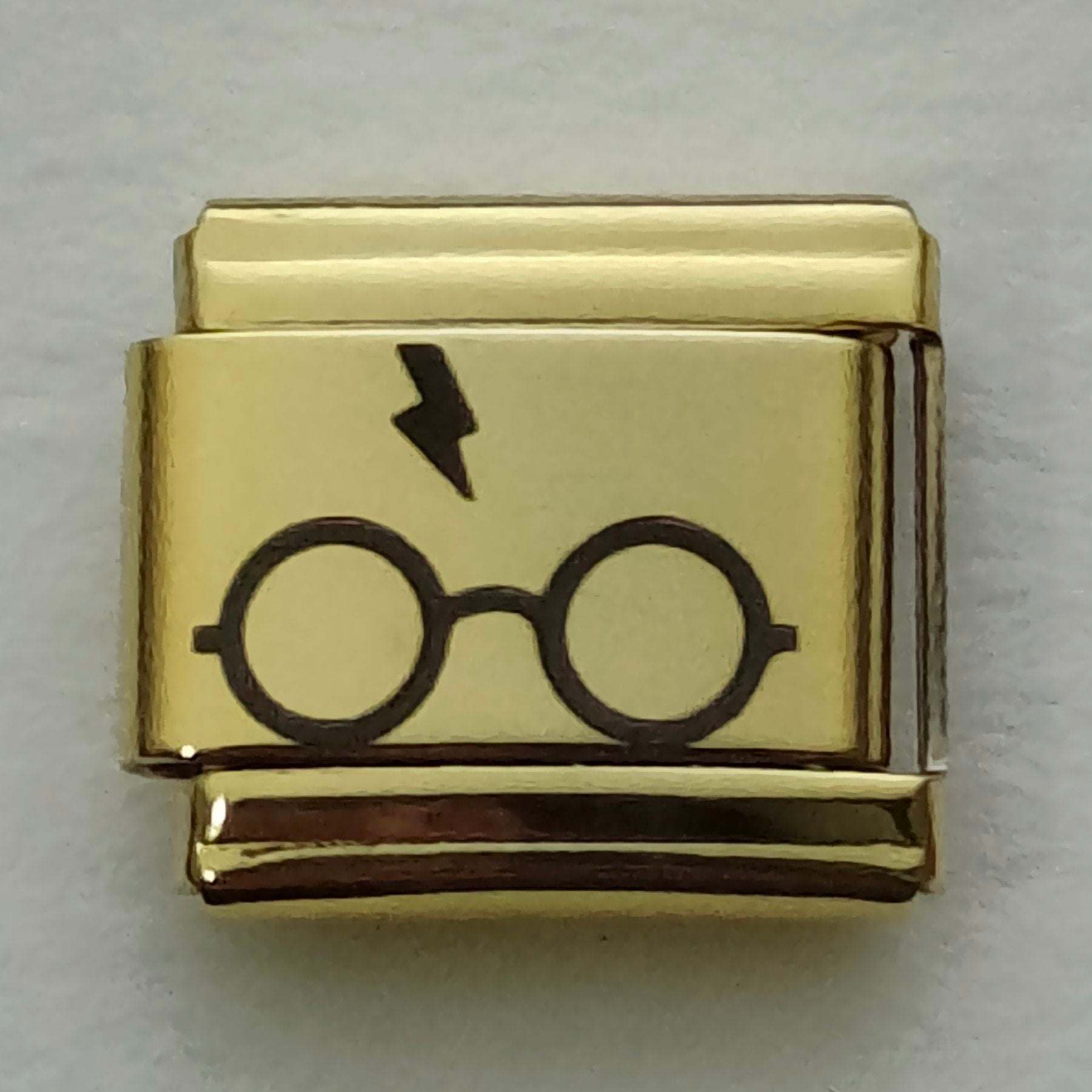 Harry Potter Glasses Gold Charm