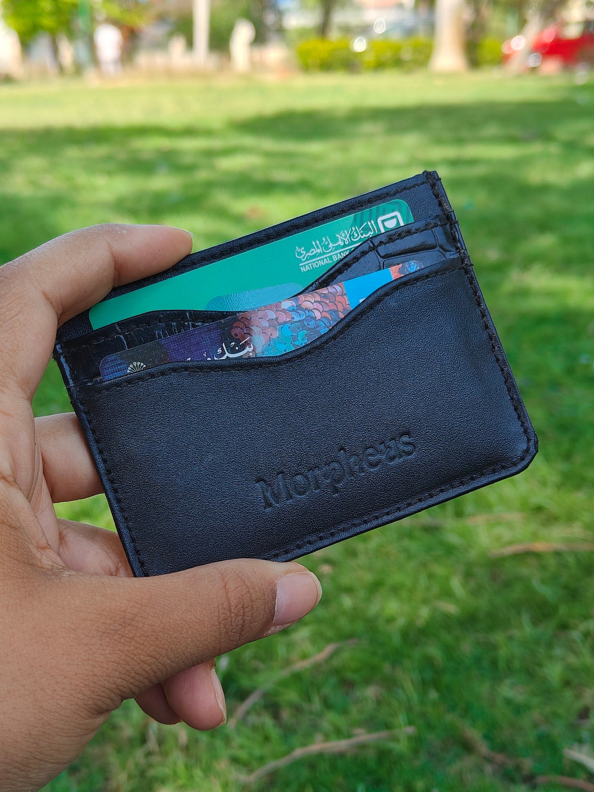 Alternating Black Cardholder