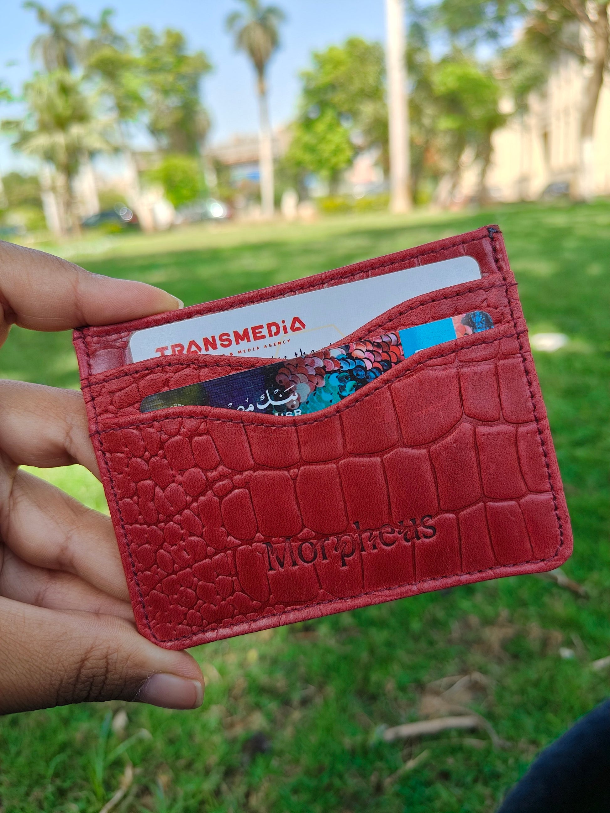 Wine Red Cardholder