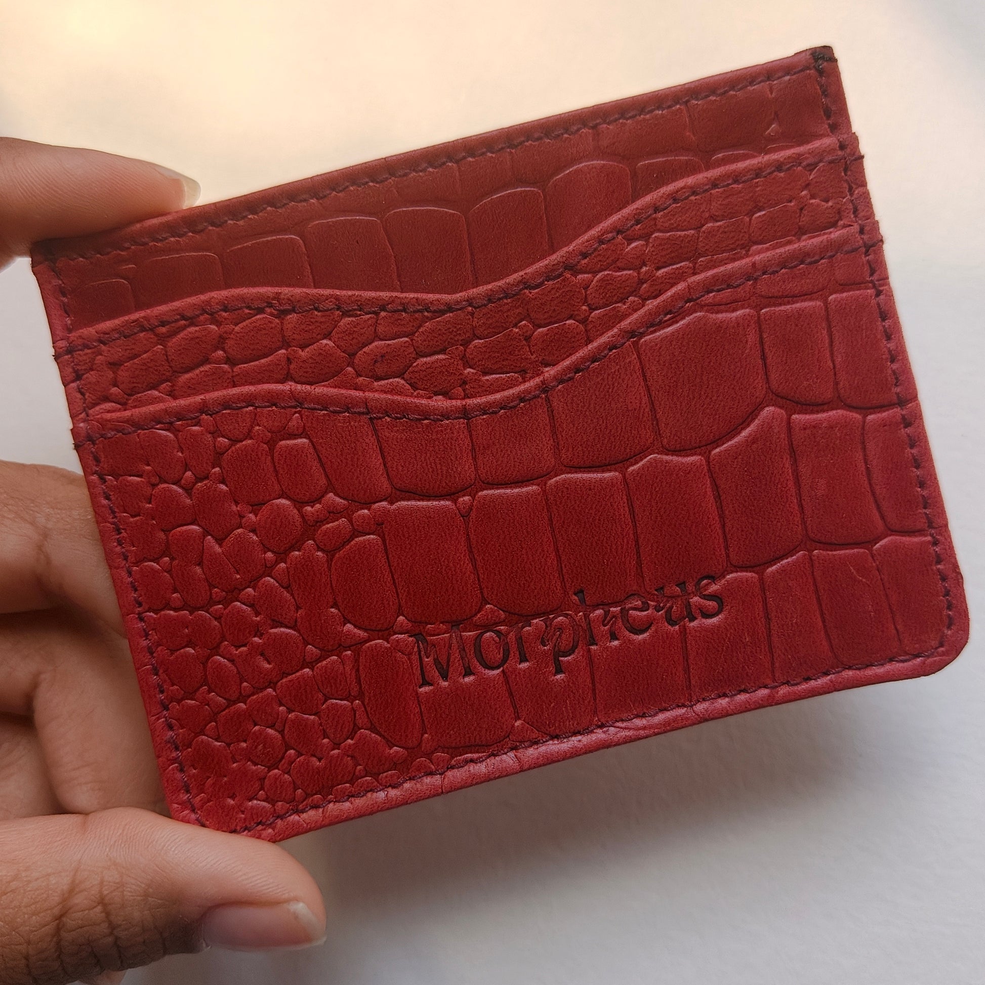 Wine Red Cardholder