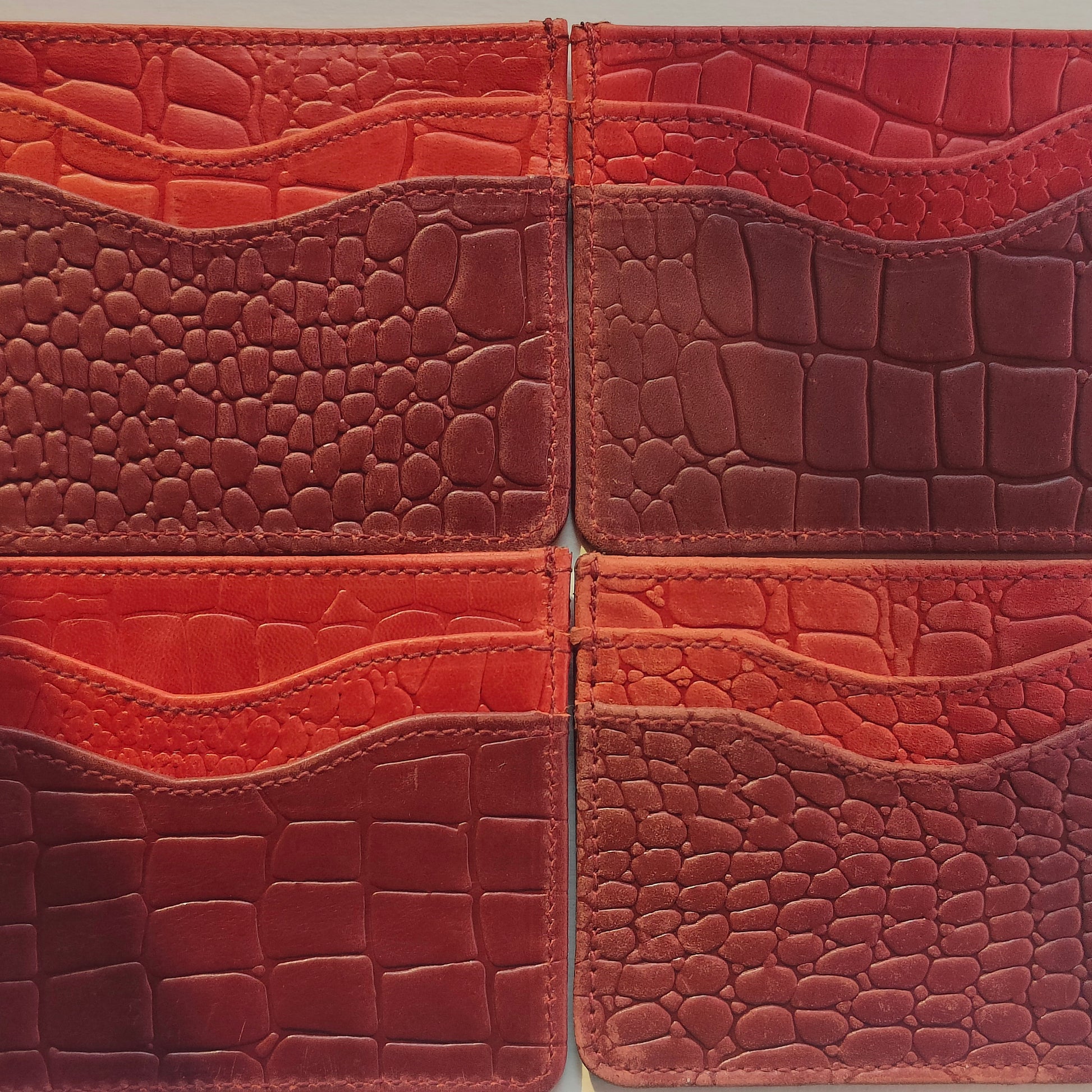 Burgendy X Red Cardholder