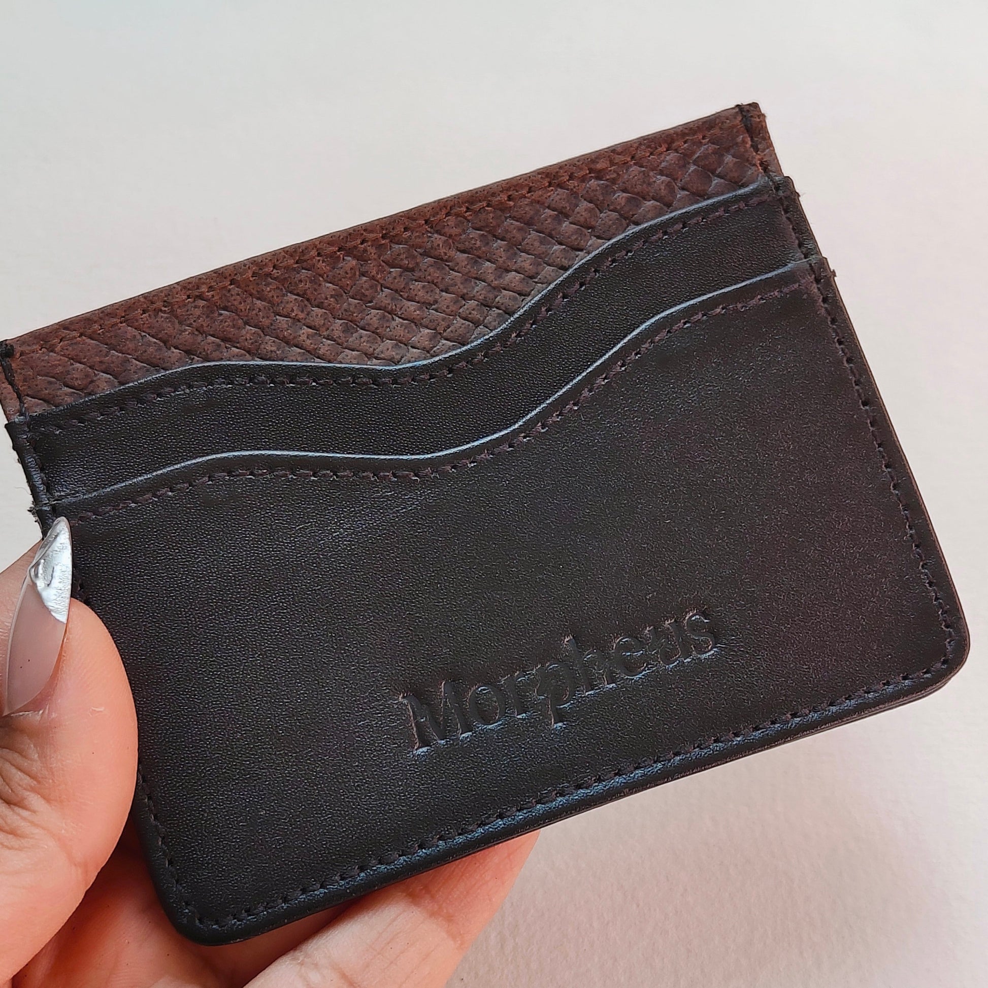 Black X Brown Cardholder