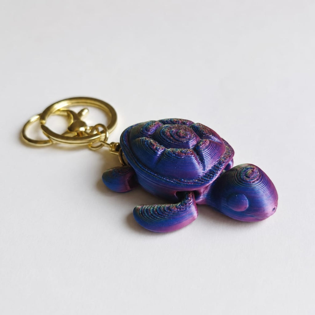 Turtle 3D Printed Keychain / Bag Charm