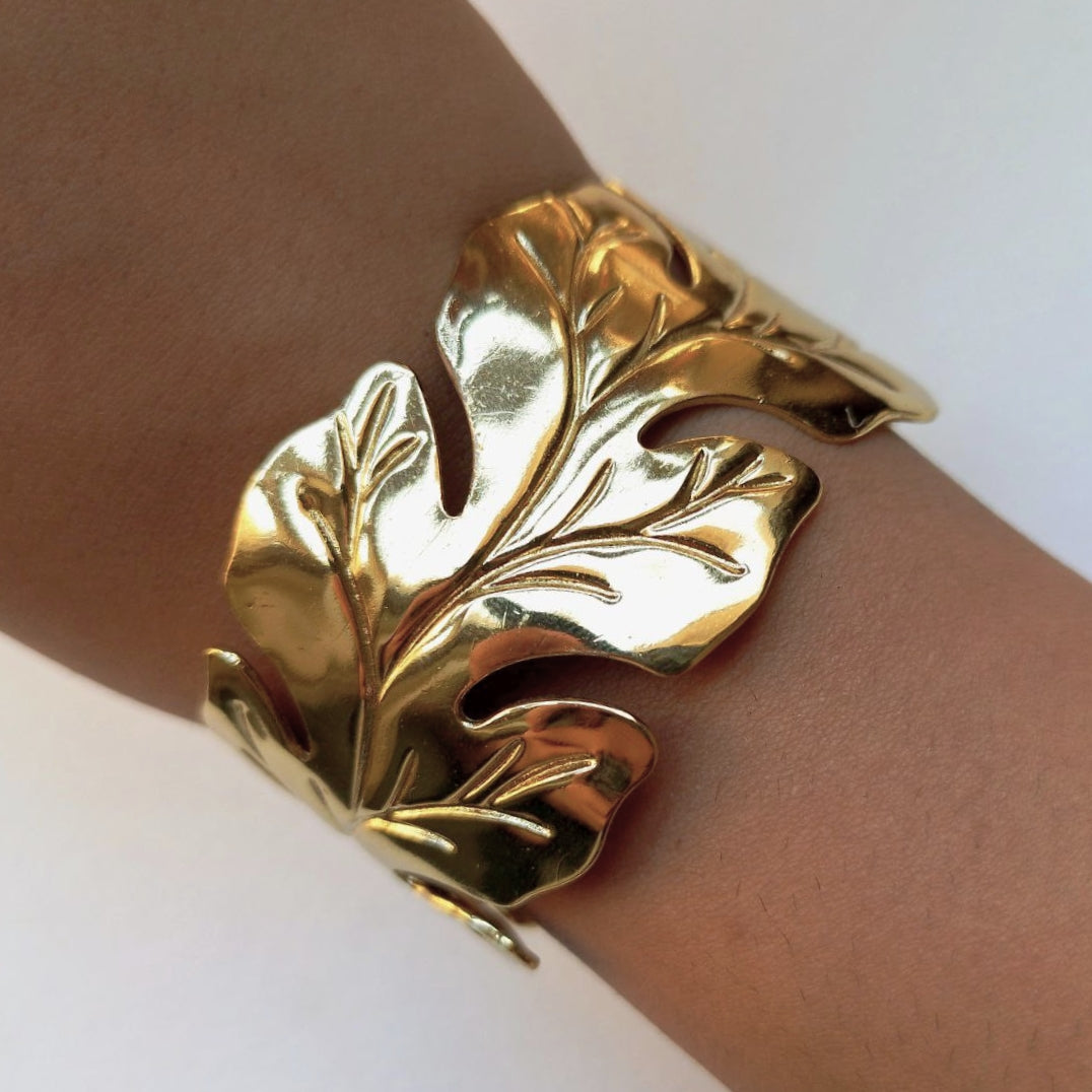Leaves Cuff Bracelet