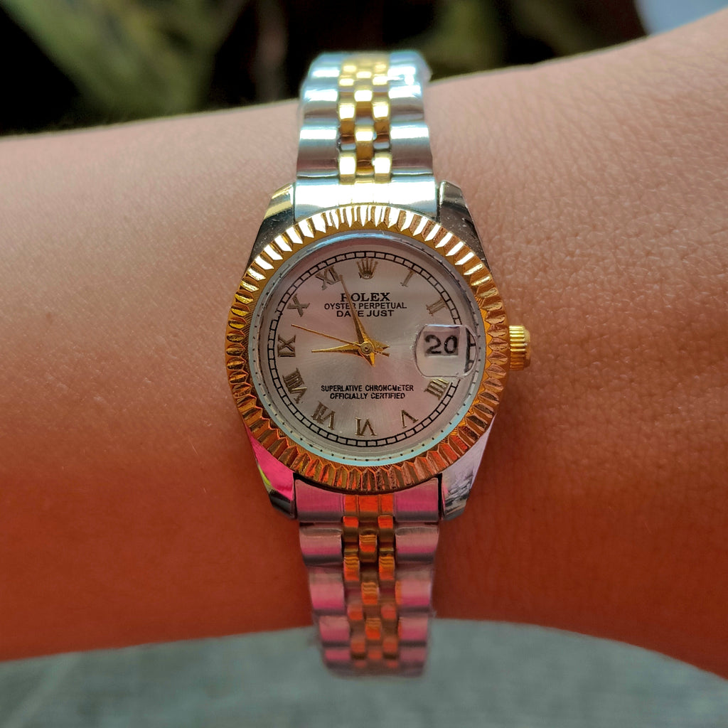 20mm White Dial Rolex Watch