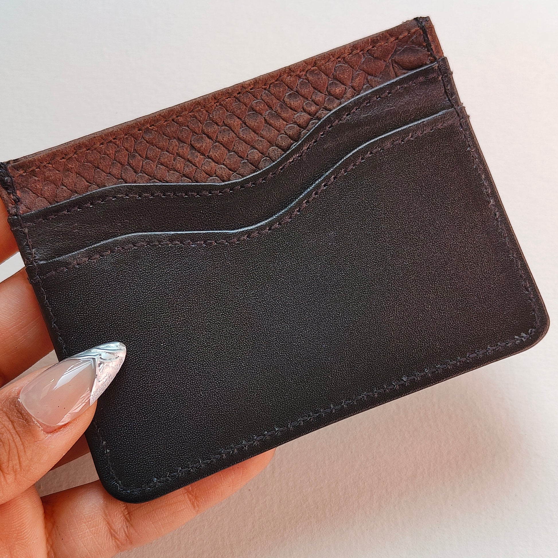 Black X Brown Cardholder