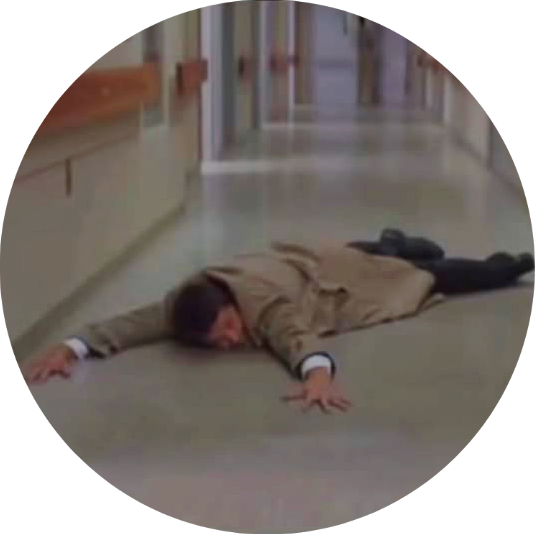 Tired Cas Supernatural Button Pin