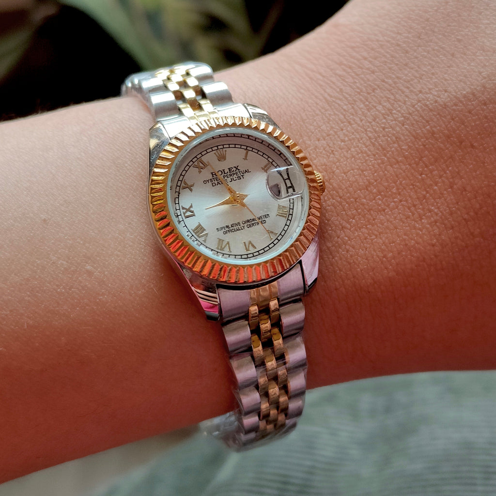 20mm White Dial Rolex Watch