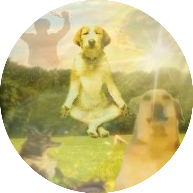 Breaking Free Dog Button Pin