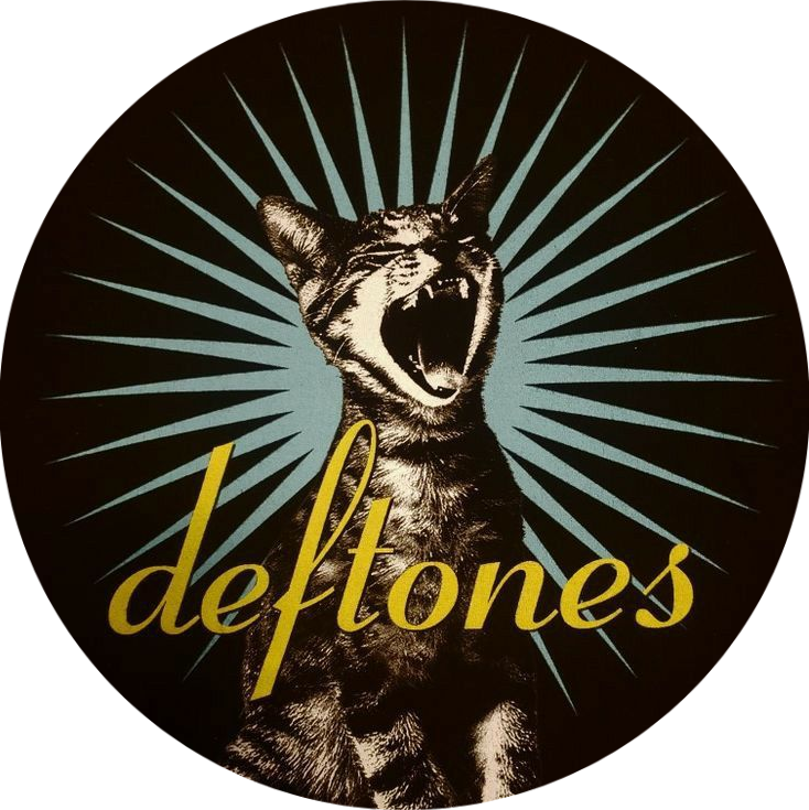 Deftones Button Pin