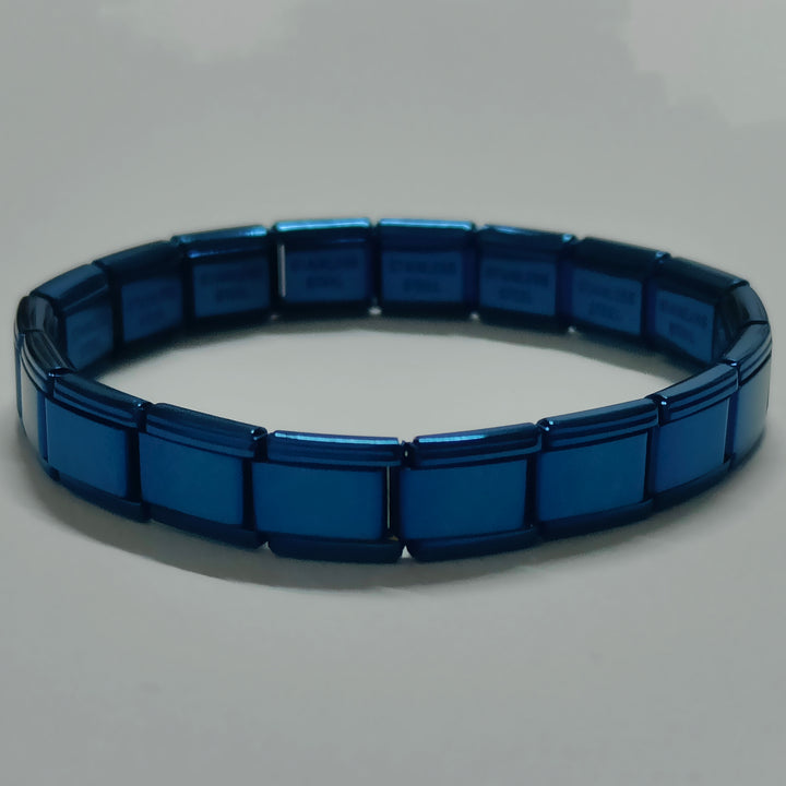 Blue Italian Charm Bracelet