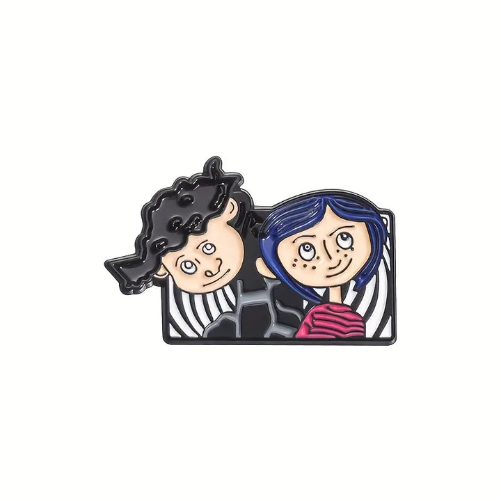 Coraline and Wybie Pin
