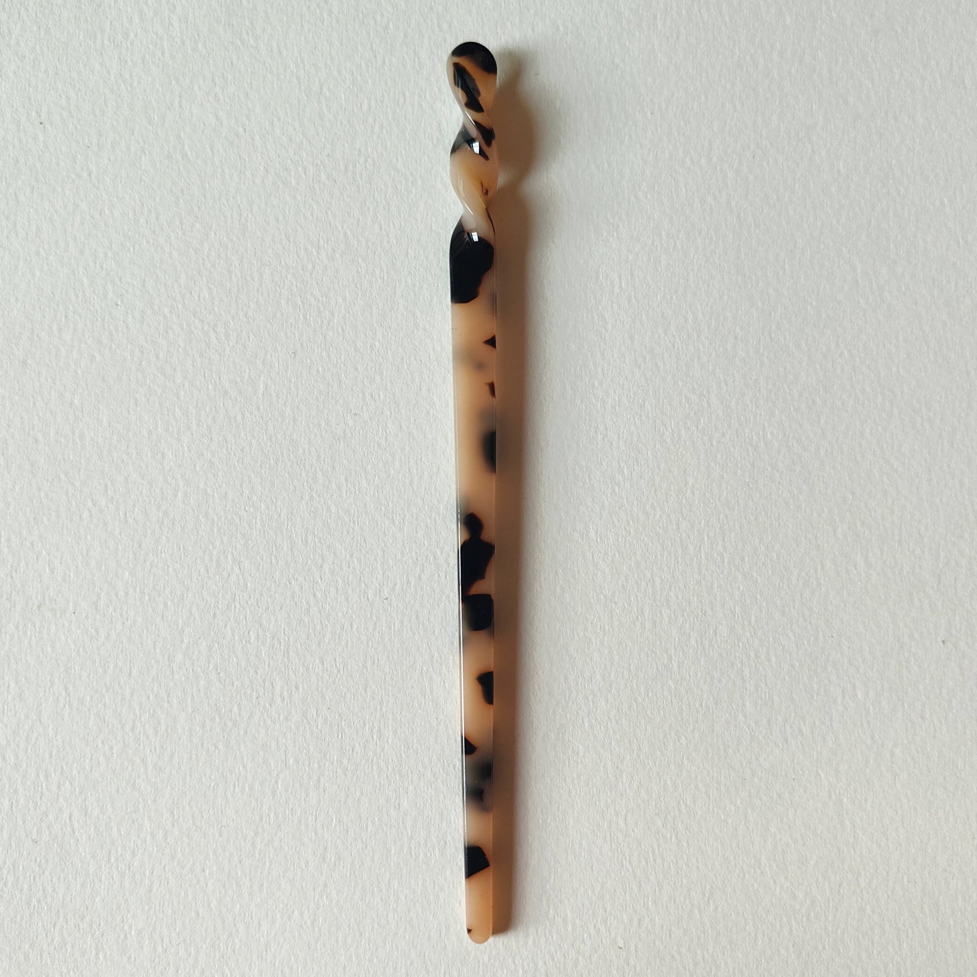 Beige Leopard Hair Pin