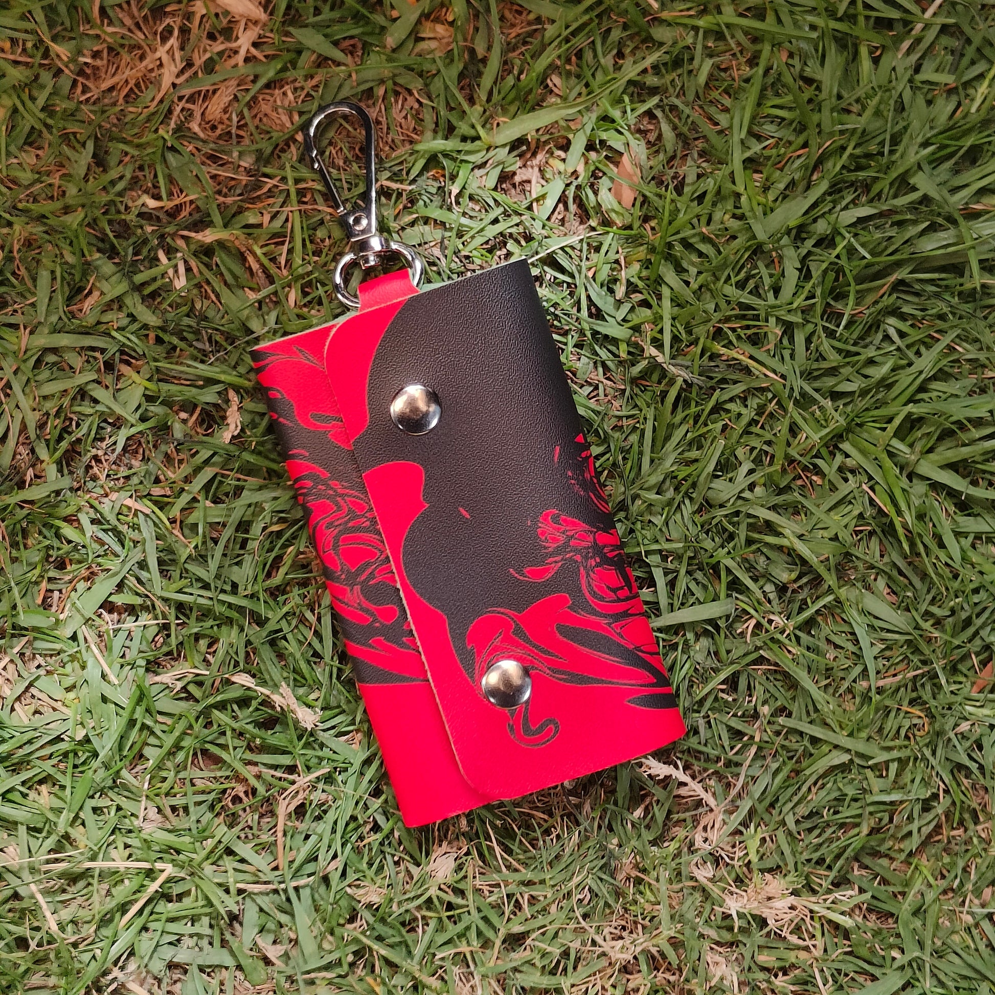 Red key case