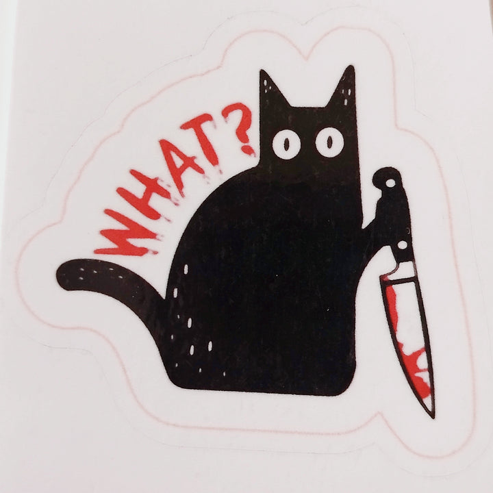 Murderer Cat Sticker