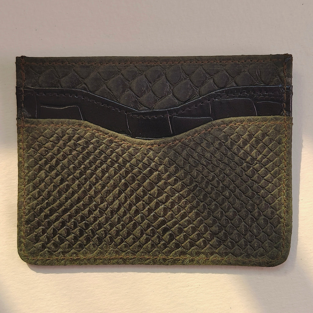 Olive X Black Cardholder