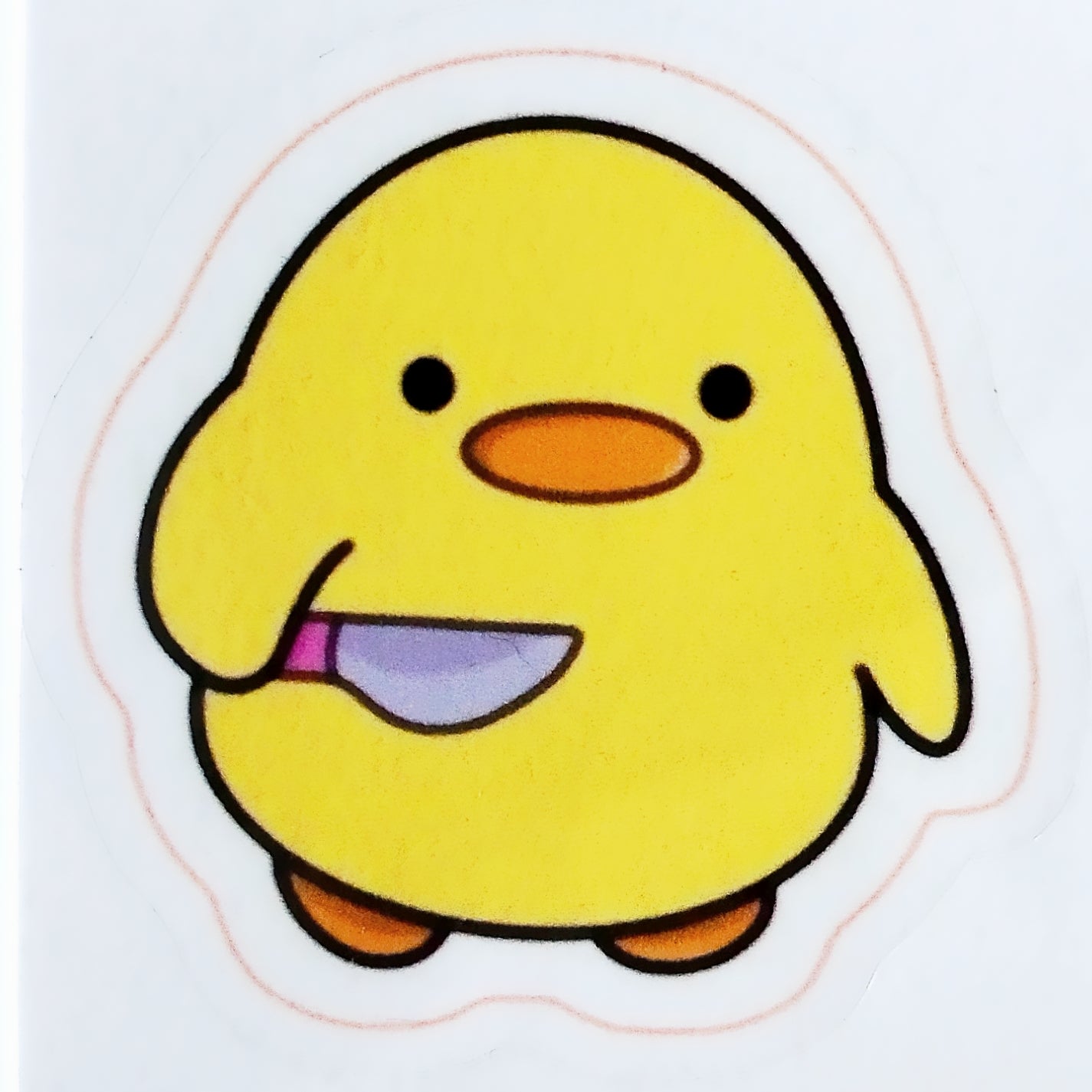 Murderous Chick Sticker