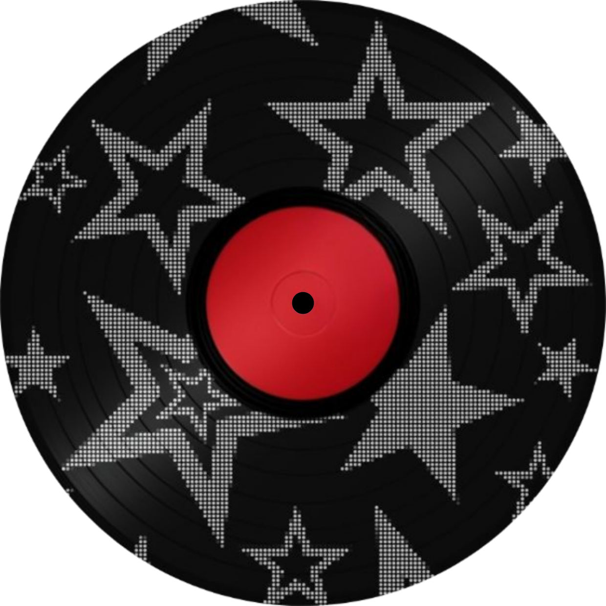 The Star Record Button Pin