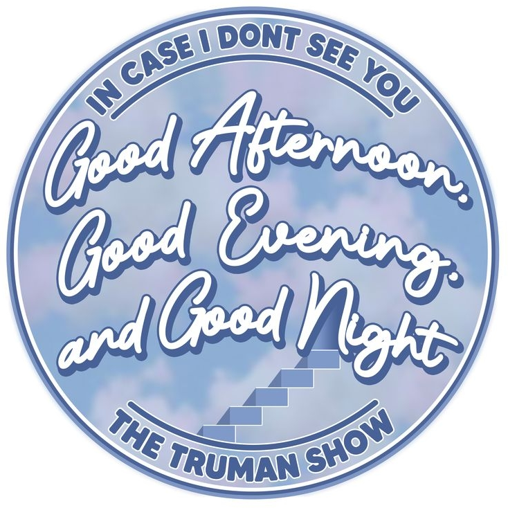 The Truman Show Button Pin
