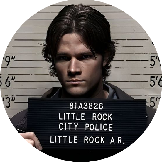 Sam Mugshot Button Pin