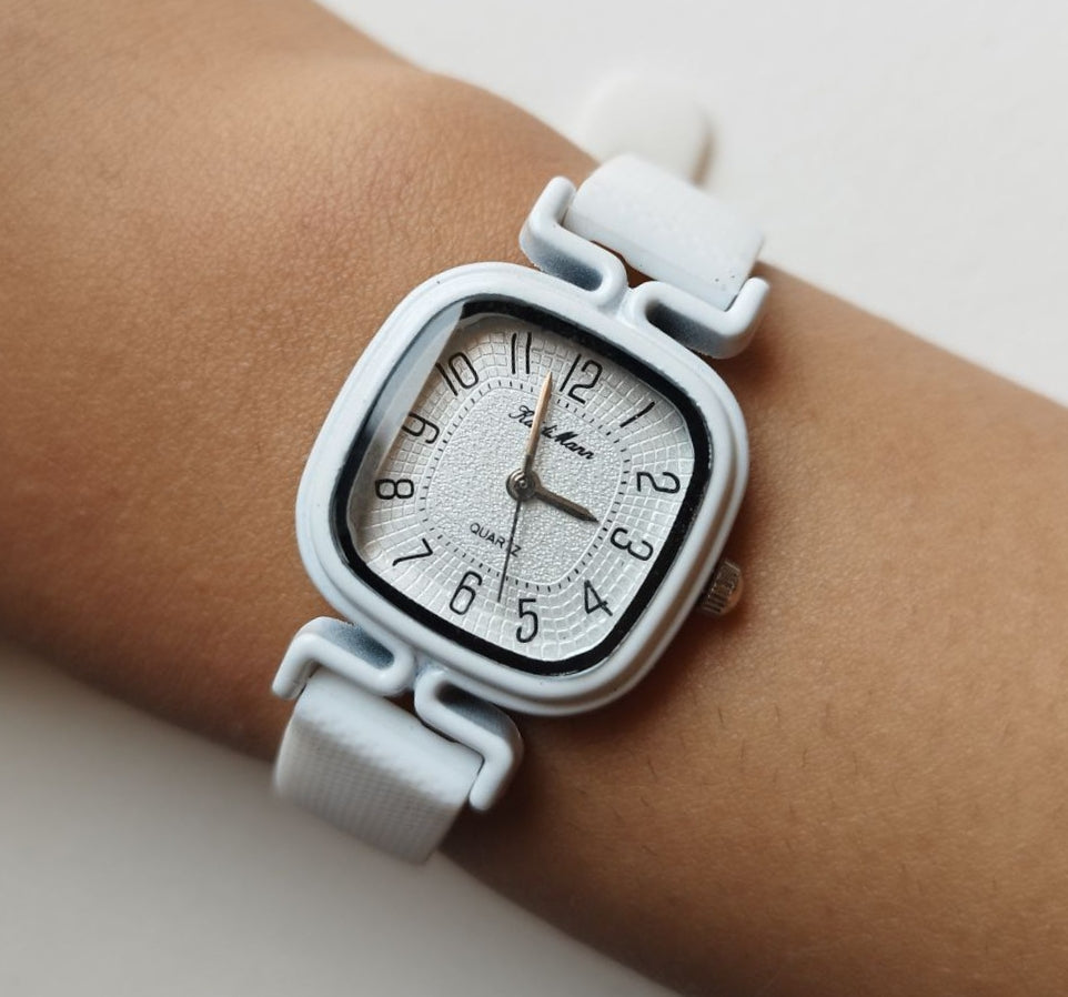 White Rubber Watch