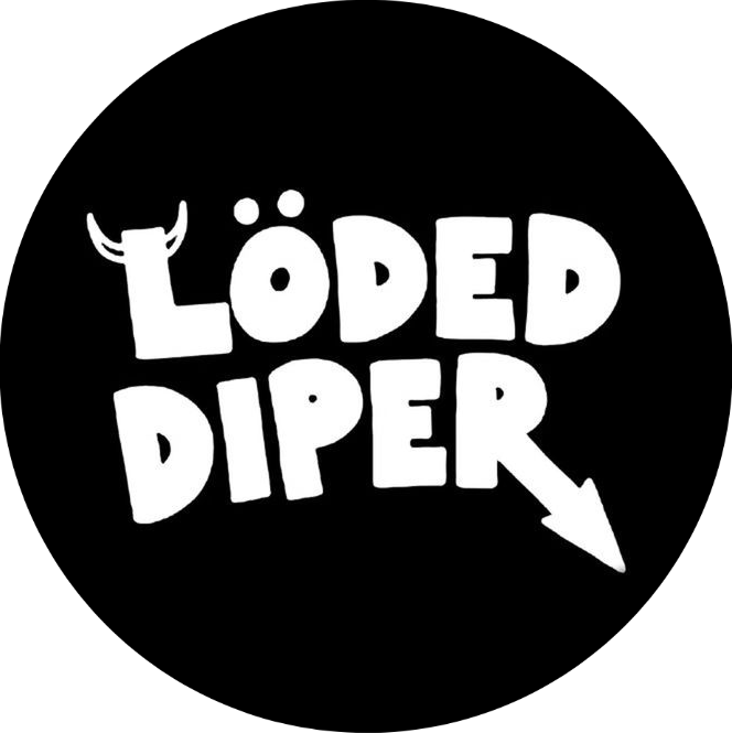 Löded Diper Button Pin
