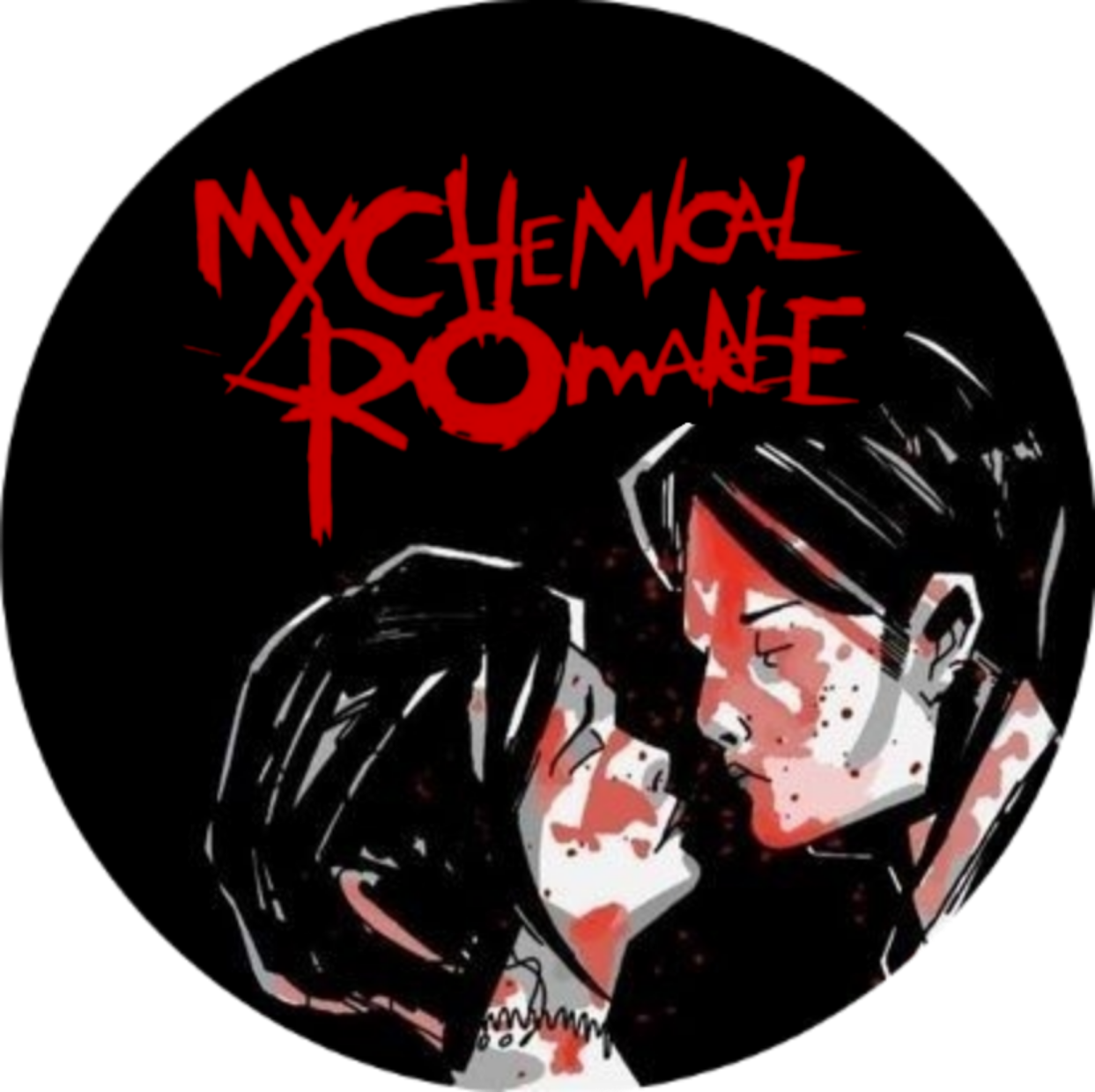 My chemical romance (three cheers for sweet revenge) button pin