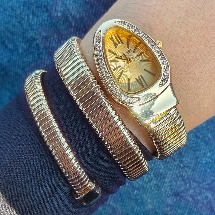 Gold on Gold Serpentine Watch