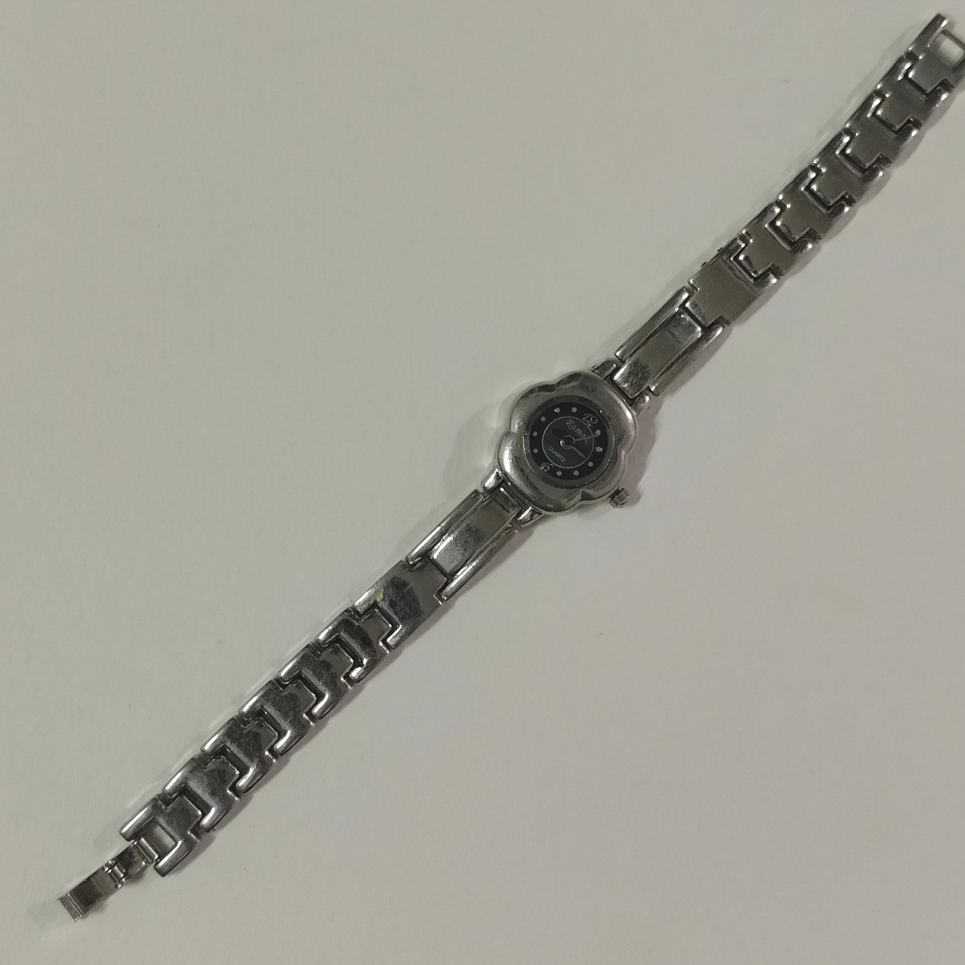 Silver Flower Watch
