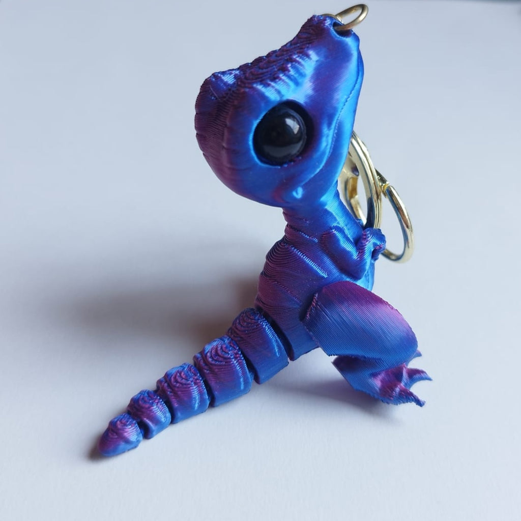 T-Rex 3D Printed Fidget Keychain / Bag Charm