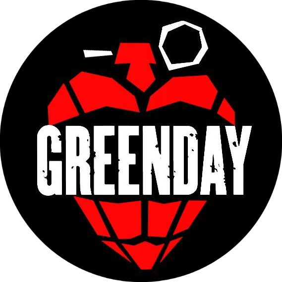 Green day Button Pin