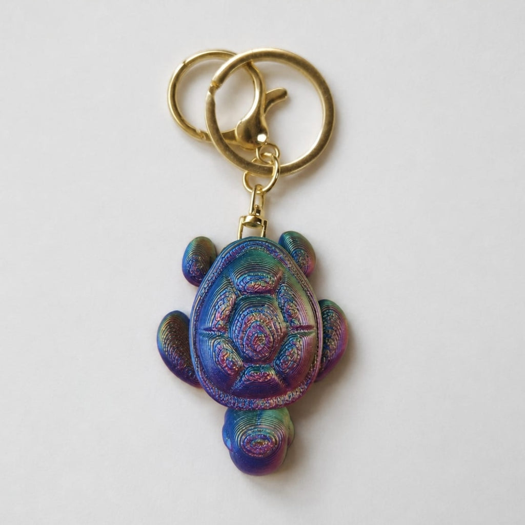 Turtle 3D Printed Keychain / Bag Charm
