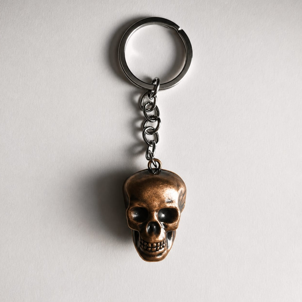 Copper Skull Keychain / Bag Charm