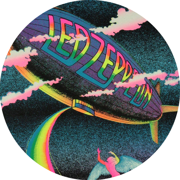 Led Zeppelin Button Pin
