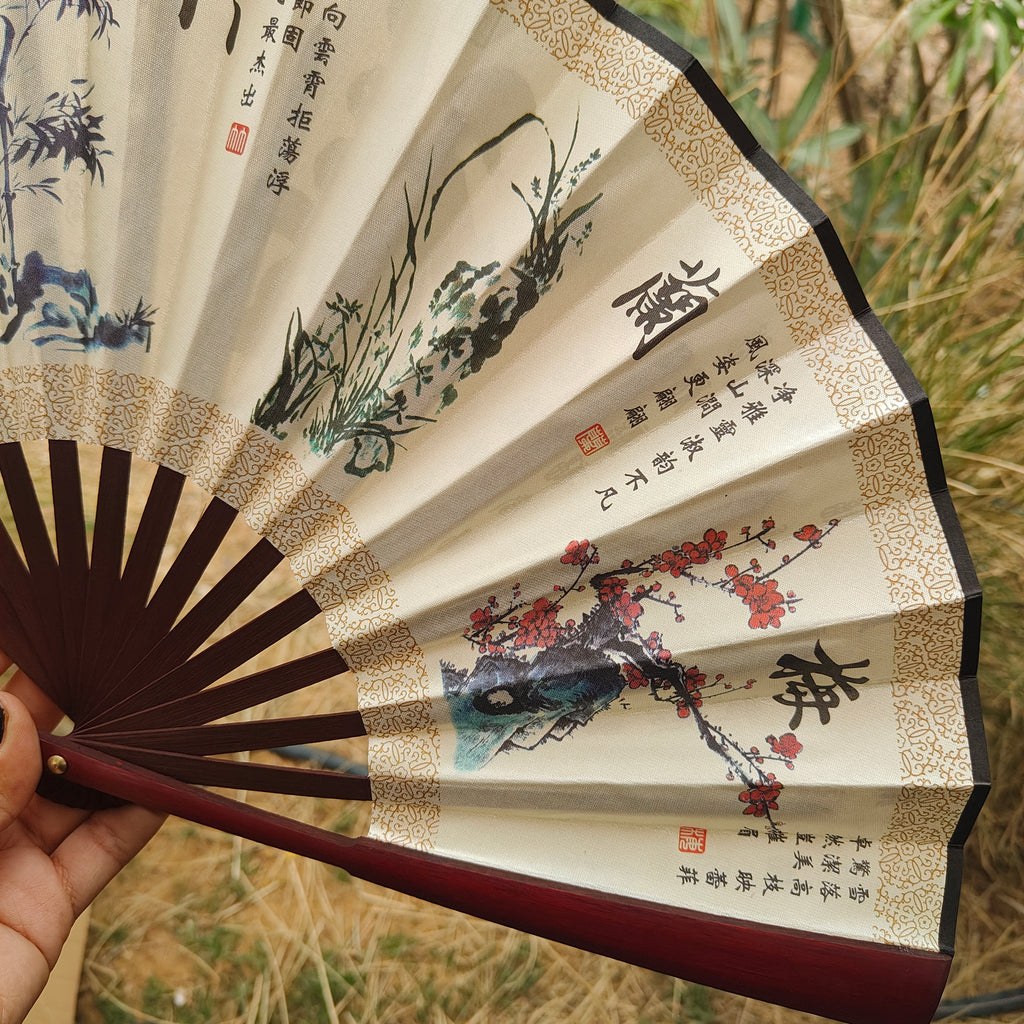 The Four Gentlemen Hand Fan