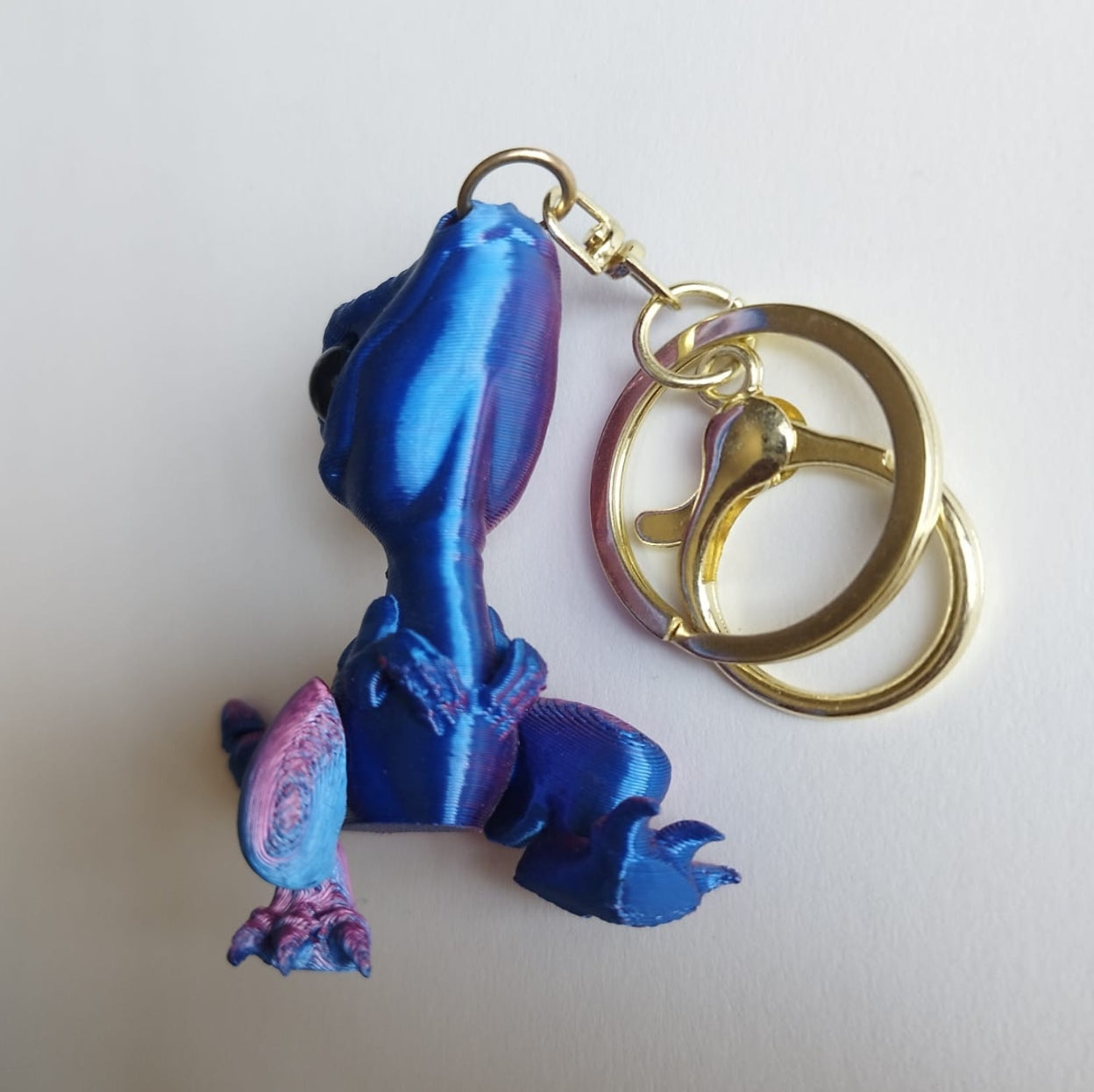 T-Rex 3D Printed Fidget Keychain / Bag Charm