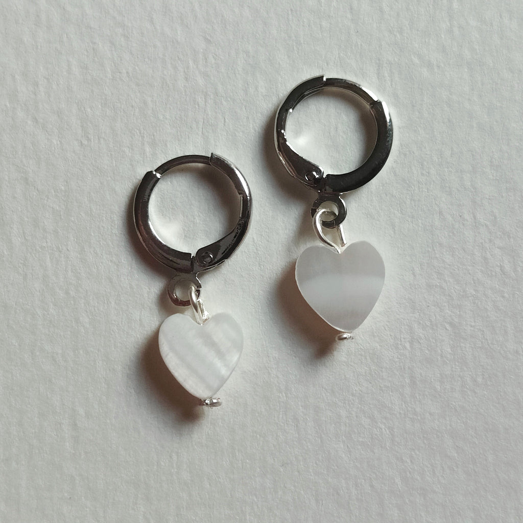 The Heart Shell Earrings