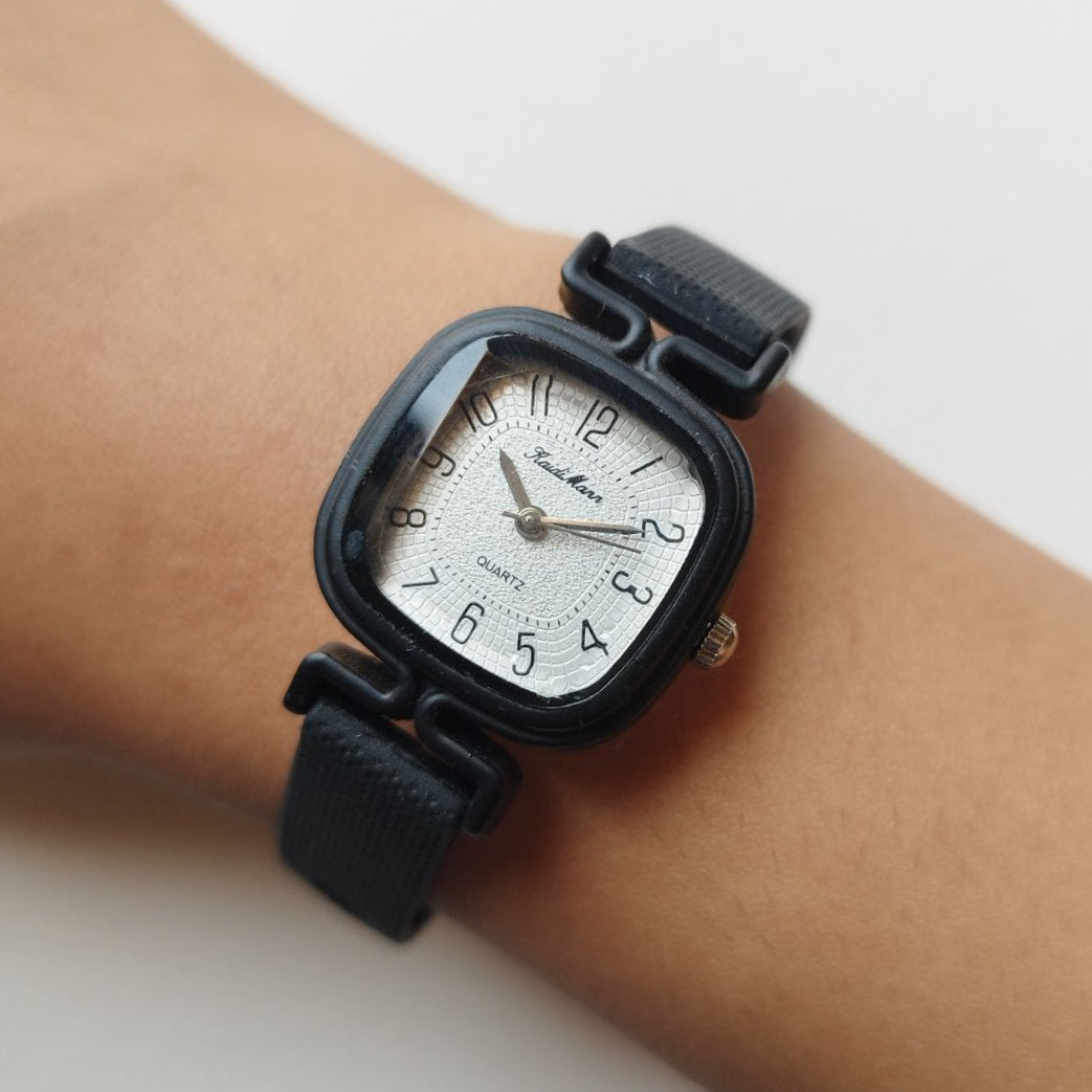 Black Rubber Watch