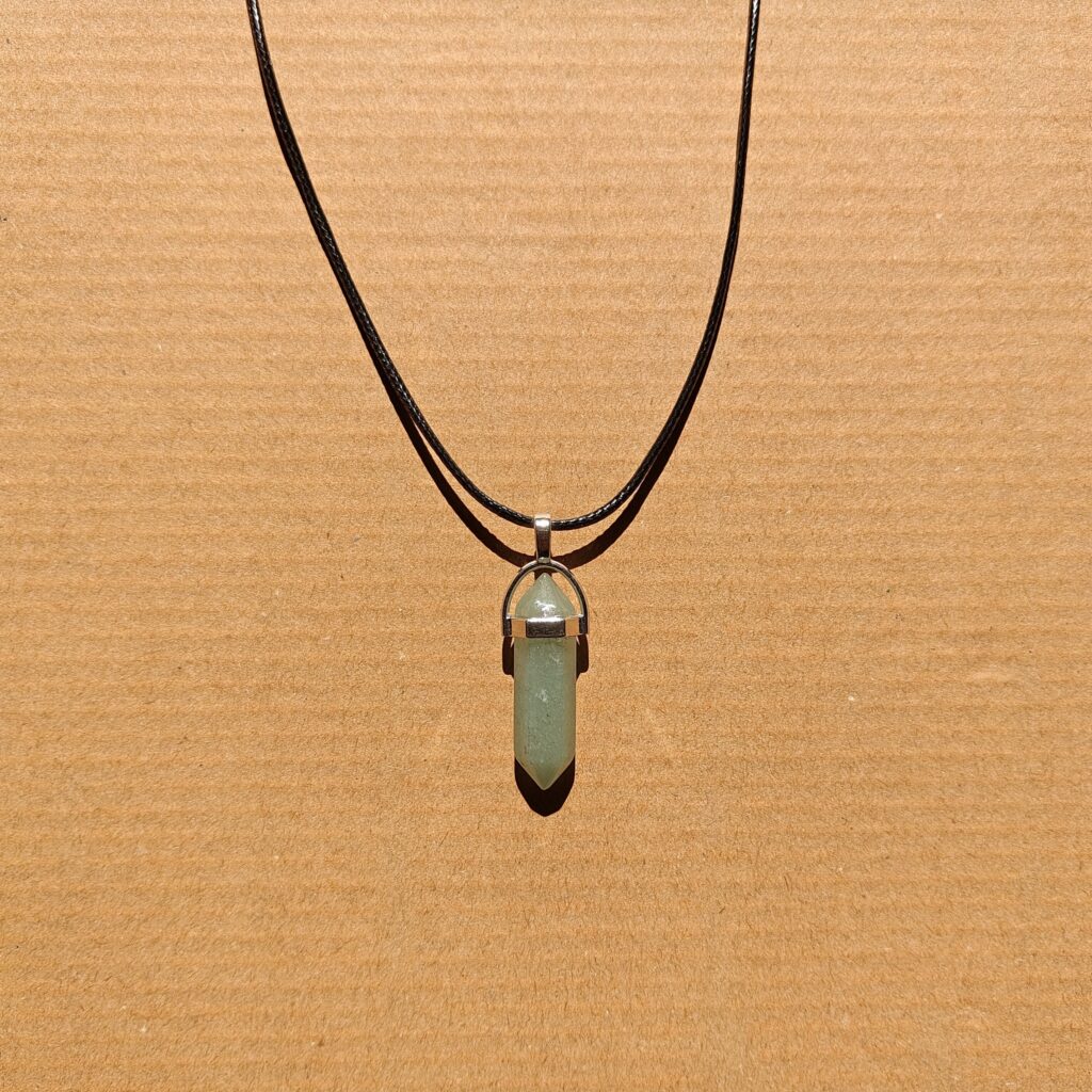 Green Aventurine Point Necklace