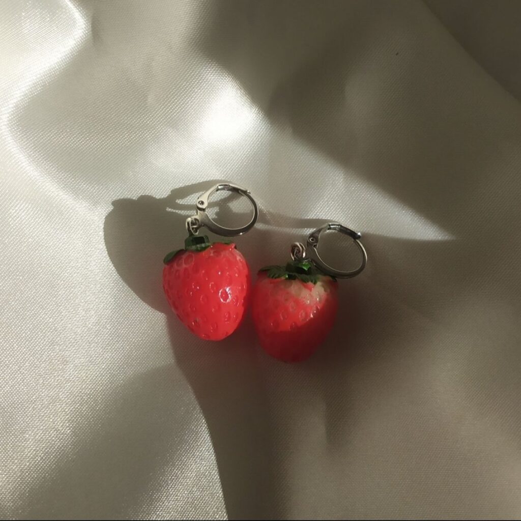 Strawberry earrings