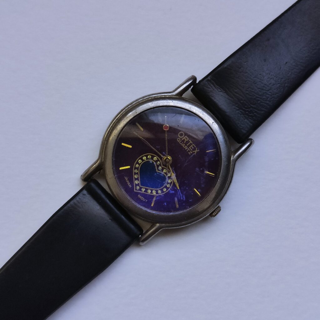 Blue Hues Rubber Watch -not working