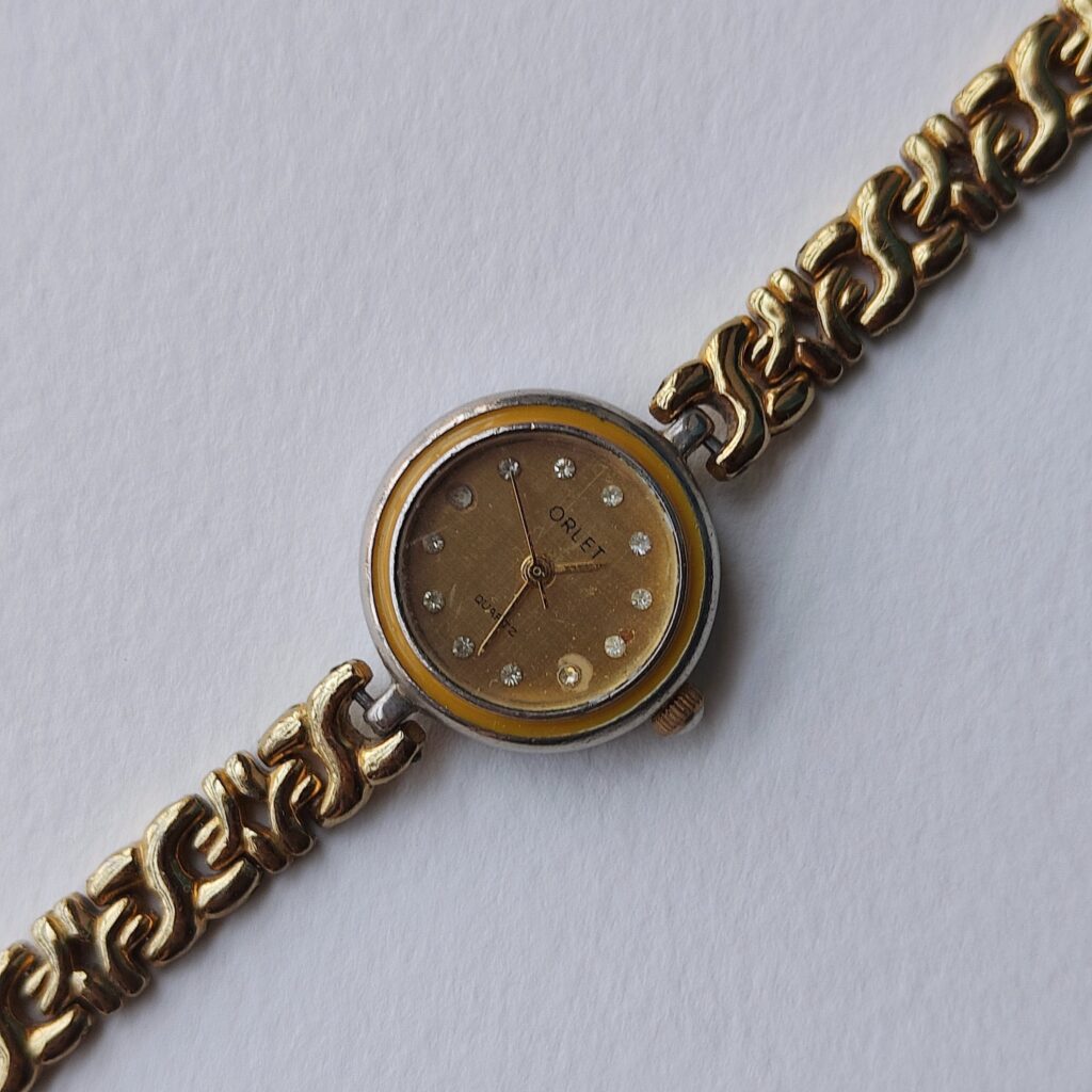 Gold Dainty Watch -not working