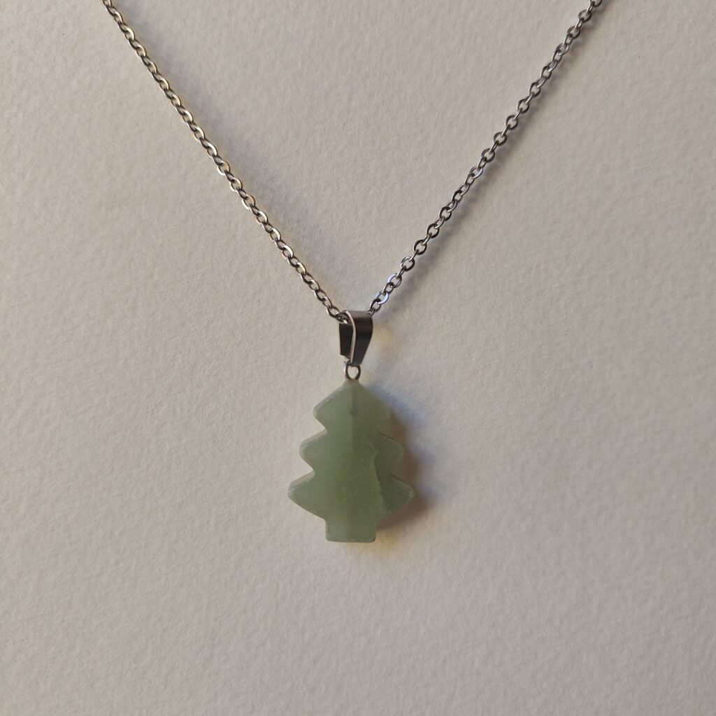 Green Aventurine Fir Necklace